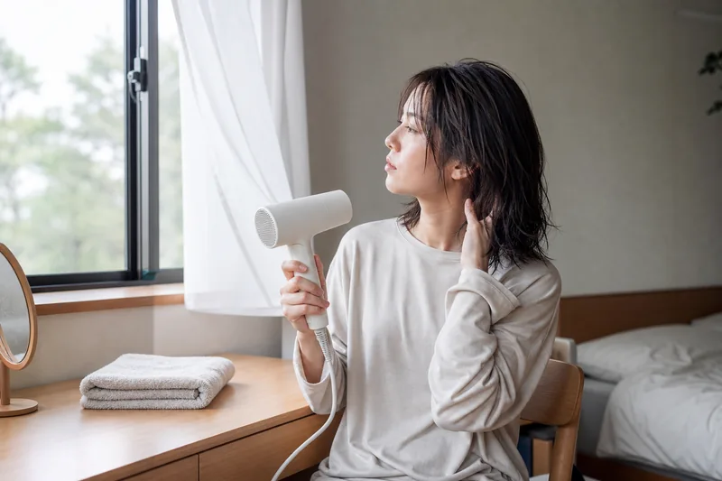ローズ 根元と空気・摩擦・水分・収縮・衣服・翌朝の条件を確認できる編集用スタイルイメージ